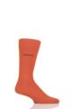 Mens 1 Pair BOSS Marc Plain 98% Combed Cotton Socks - Orange