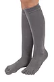 Mens and Women's 1 Pair TOETOE Essential Knee High Toe Socks - Grey