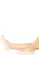 Women's 1 Pair TOETOE Fashion Nylon Toe Foot Covers - Beige