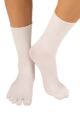 Mens and Women's 1 Pair TOETOE Health Range Post Operation Toe Socks - White