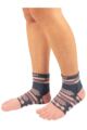 Mens and Women's 1 Par TOETOE Sport Range All Sports Trainer Toe Socks - Purple