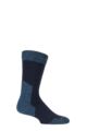 Mens 1 Pair Bridgedale Comfort Summit Socks For Comfort And Warmth - Navy