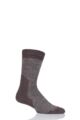 Mens 1 Pair Bridgedale Comfort Summit Socks For Comfort And Warmth - Chestnut