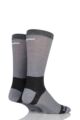 Mens 2 Pair Bridgedale Coolmax Liners For Extra Comfort And Dryness Next To Skin - Grey