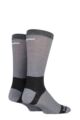 Mens 2 Pair Bridgedale Coolmax Liners For Extra Comfort And Dryness Next To Skin - Grey