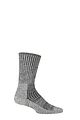 Mens 1 Pair Bridgedale Comfort Trekker Socks For All Day Trekking and Hiking - Stone Grey