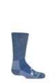 Kids 1 Pair Bridgedale Junior Trekker Socks All Day Comfort - Storm Blue