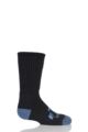 Kids 1 Pair Bridgedale Junior Trekker Socks All Day Comfort - Black