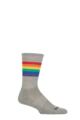 Pantherella 1 Pair Egyptian Cotton Shine Pride Cushioned Sports Socks - Light Grey