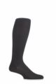 Mens 1 Pair Pantherella Merino Wool Rib Knee High Socks - Black