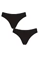 Women's 2 Pack Falke Daily Comfort Cotton Briefs - Black