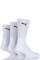 Mens and Ladies 3 Pair Puma Sports Socks - White