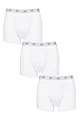 Mens 3 Pack CR7 Cotton Trunks - White