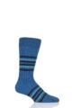 Mens 1 Pair Pantherella Phoenix Eco Luxe Recycled Plastic and Recycled Cotton Socks - Ocean