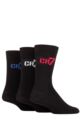 Boys 3 Pair CR7 Cotton Socks - Black