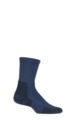 Mens 1 Pair Thorlos Hiking Thick Cushion Socks With Thorlon - Dark Blue