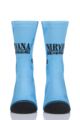 Mens and Ladies 1 Pair Stance Nirvana Nevermind Socks - Blue