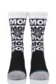 Mens and Ladies 1 Pair Stance The Ramones Combed Cotton Socks - Black