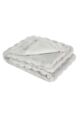 SOCKSHOP Heat Holders Snuggle Ups 3.7 TOG Faux Fur Luxury Blanket - Light Grey
