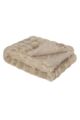 SOCKSHOP Heat Holders Snuggle Ups 3.7 TOG Faux Fur Luxury Blanket - Natural