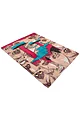 1 Pack Heat Holders 1.7 TOG Cat Pattern Blanket - Cocoa