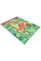 1 Pack Heat Holders 1.7 TOG Cat Pattern Blanket - Kiwi