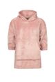 Boys and Girls 1 Pack SOCKSHOP Heat Holders Mega Hoodie - Dusky Pink