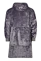 Mens and Women's 1 Pack Heat Holders Mega Hoodie - Antique Silver