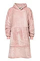 Mens and Women's 1 Pack Heat Holders Mega Hoodie - Dusty Pink