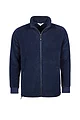 Mens 1 Pack Heat Holders Full Zip Thermal Lounge Top - Navy