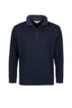 Mens 1 Pack Heat Holders 1/4 Zip Hoodie - Navy