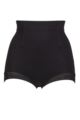 Ladies 1 Pack Ambra  It's a Cinch Hi Waisted Brief Underwear - Black