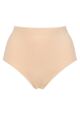 Ladies 1 Pack Ambra Curvesque Full Brief Underwear - Nude