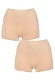 Women's 2 Pack Ambra Seamless Smoothies Shorties - Rose Beige