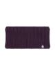Women's 1 Pack SOCKSHOP Heat Holders Padova Ribbed Headband - Purple
