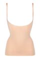 Ladies 1 Pack Ambra Powerlite Underbust Camisole Underwear - Rose Beige