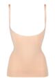 Ladies 1 Pack Ambra Powerlite Underbust Camisole Underwear - Rose Beige