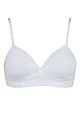 Women's 1 Pack Ambra Organic Cotton Longline Moulded Bra - Cool Grey