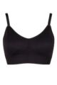 Ladies 1 Pack Ambra Curvesque Support Wirefree Bra - Black