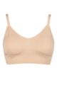 Ladies 1 Pack Ambra Curvesque Support Wirefree Bra - Nude