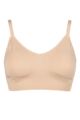 Ladies 1 Pack Ambra Curvesque Support Wirefree Bra - Nude