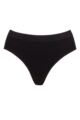 Ladies 1 Pack Ambra Bare Essentials Hi Cut Brief Underwear - Black
