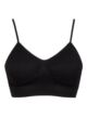 Ladies 1 Pack Ambra Bare Essentials Padded Wirefree Bra Underwear - Black