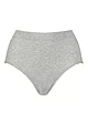 Women's 1 Pack Ambra Organic Cotton Full Brief - Mid Grey Marl