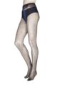 Ladies 1 Pair Trasparenze Anguria Spotted Tights - Blue