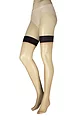 Women's 1 Pair Trasparenze Antares Love Backseam Hold Ups - Cosmetic