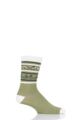 Mens and Ladies 1 Pair Shared Earth Bicycle Fair Trade Bamboo Socks - Green