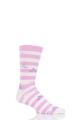 Mens and Ladies 1 Pair Shared Earth Cheeky Cats Fair Trade Bamboo Socks - Pink