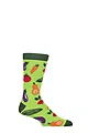 Mens and Women's 1 Pair Shared Earth Fair Trade Vegetables Bamboo Socks - Vegetables