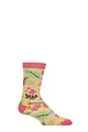 1 Pair Shared Earth Bamboo Floral Socks - Multi